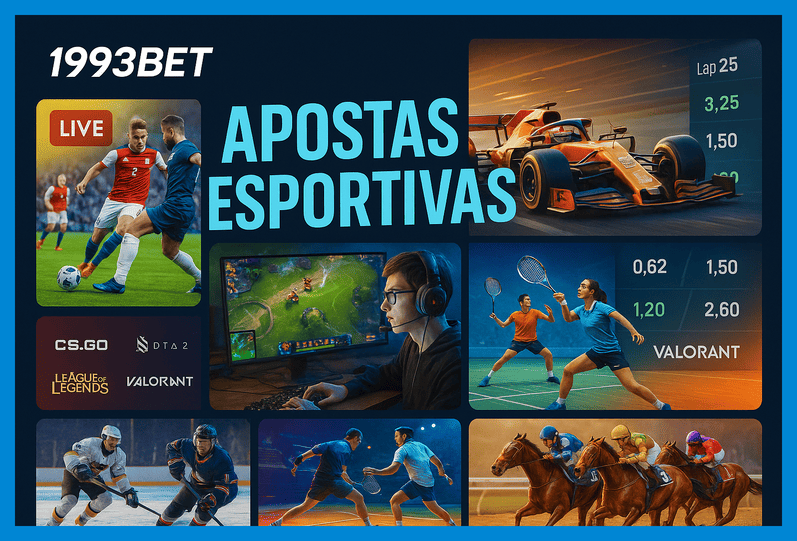 Aposte em apostas esportivas no cassino online 1993BET